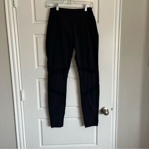 Black Athleta Pants with Side Zipper Size 8